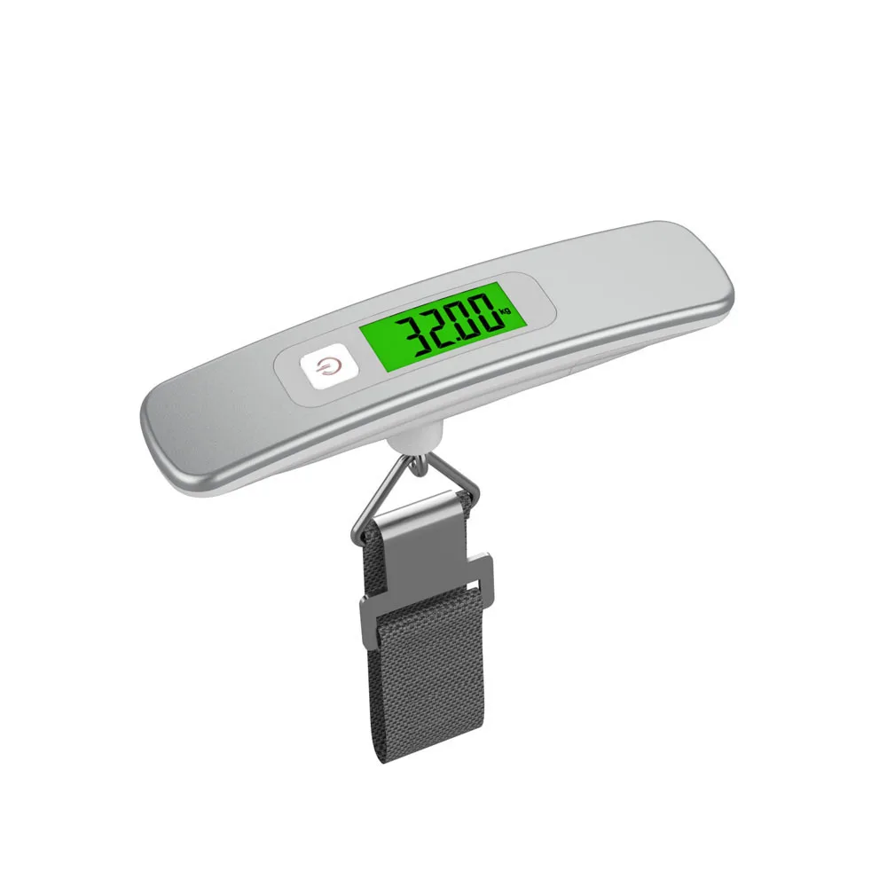 Factory OEM Custom Promotional Gift Small ABS 50kg Portable Travel Luggage Scale