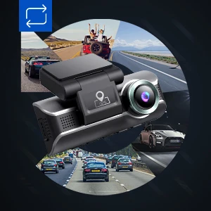 AZDOME M550 3 камеры 2K 1080P Автомобильная камера wifi gps Поддержка 24 часов мониторинг парковки автомобиля черная