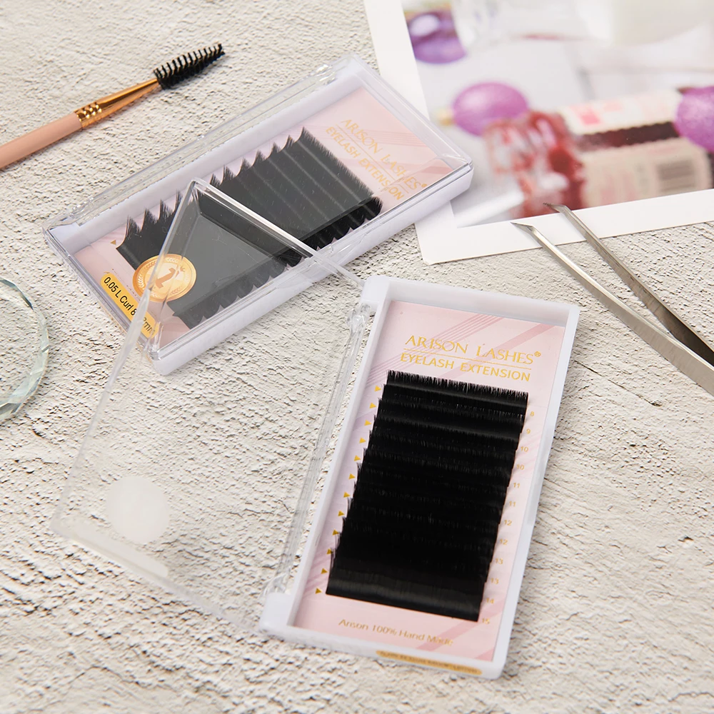 Fast delivery Handmade russian eyelashes to easy fan eyelash extensions fluffy