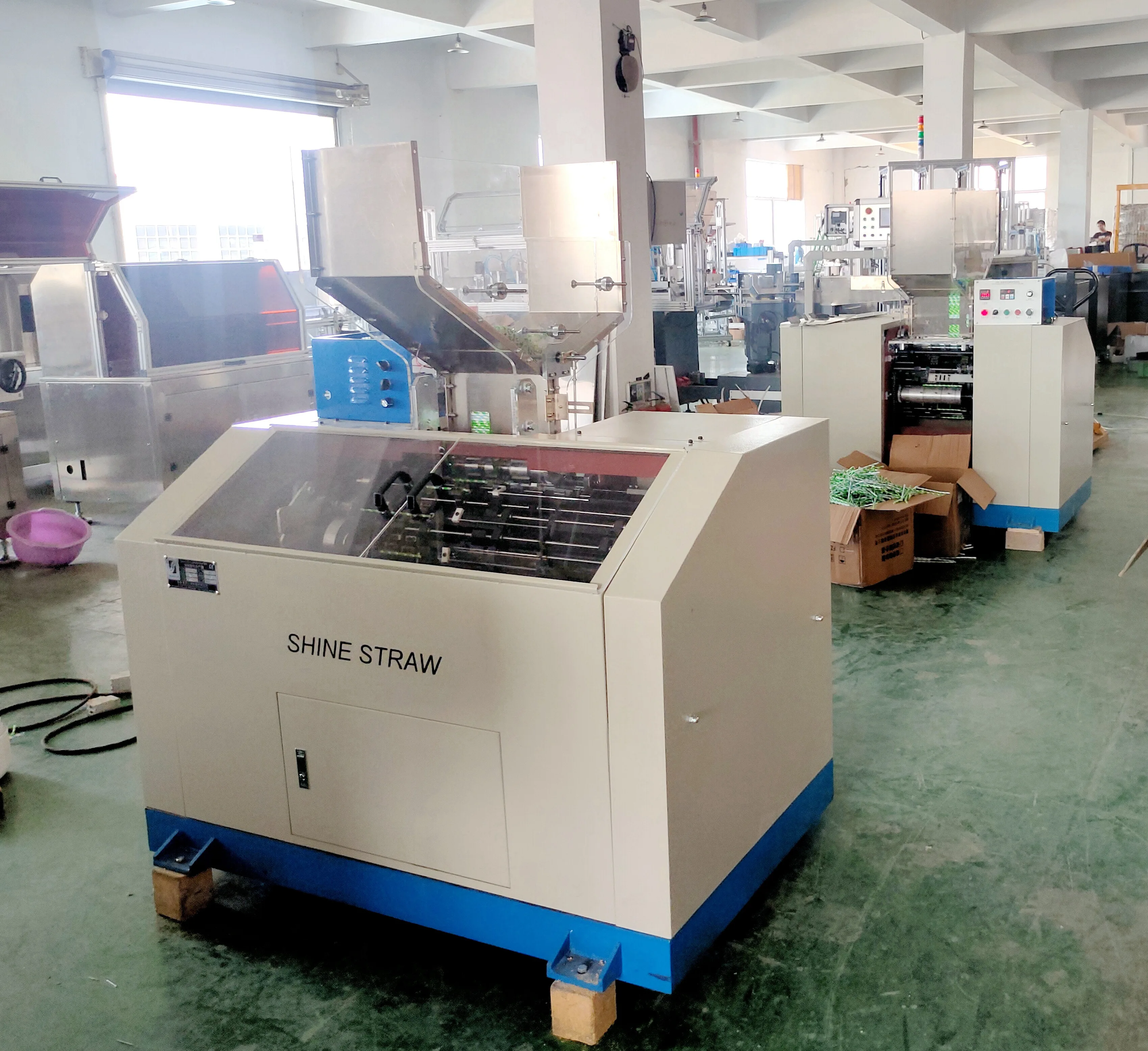 Full Automatic High Speed Paper PLA PP dinking Drink Straw Bending Machine