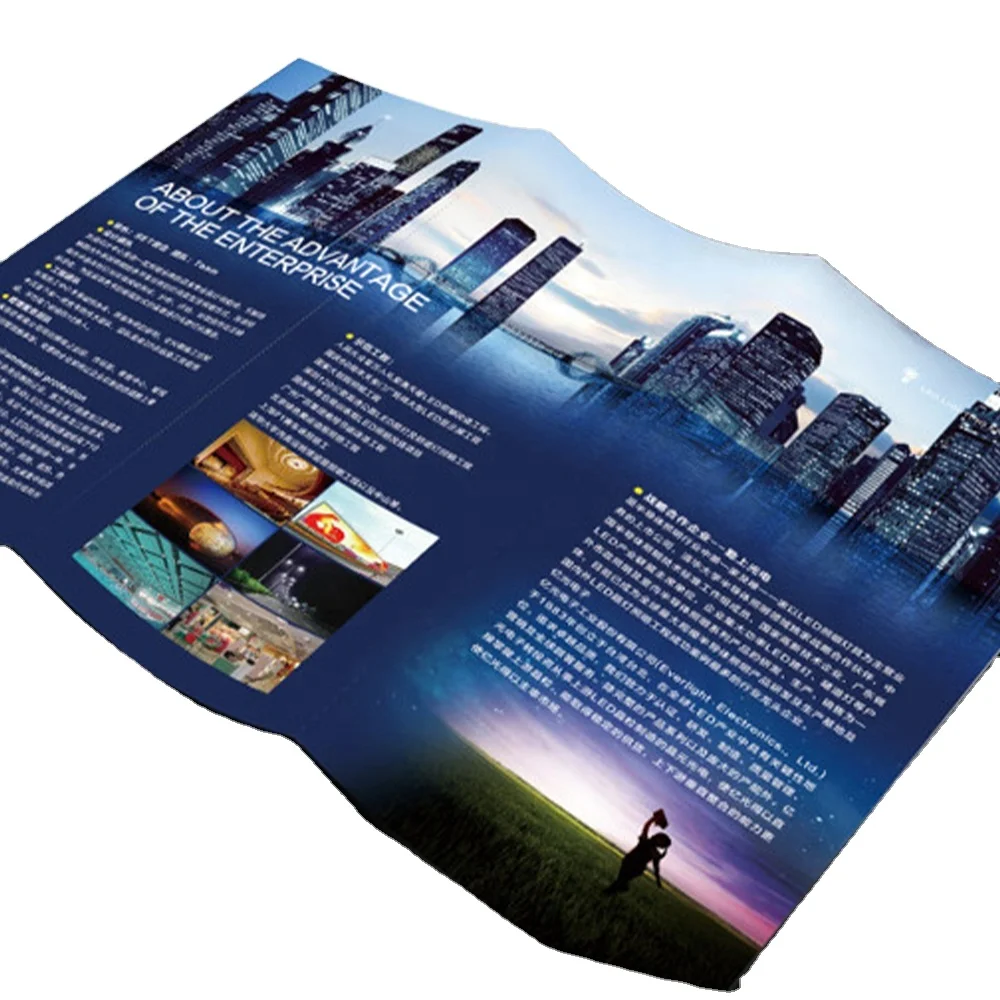 Custom Printed Product Promotion Flyer/Leaflet/Catalogue/Brochure Printing Brochure Printing Service