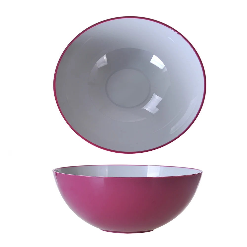 wholesale colorful dishwasher safe large recycled pet plastic prep serving bowl for cooking, baking, & food storage