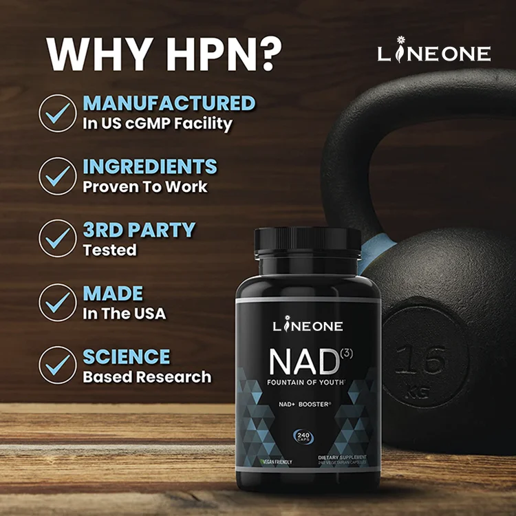 Supplements NAD3 NAD Booster  Extra Value Size 4 Month Supply Clinically Proven  Independently Tested Metabolic Repair