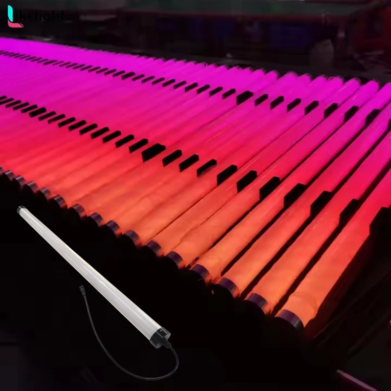 Likelight Waterproof 360 Degree 3D effect DMX SPI  RGB RGBW digital D40mm led pixel tube light