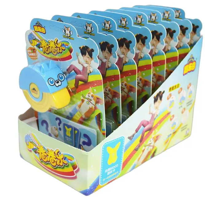 Children Snacks Individually Wrapped Jelly Sweets Sour Belts Strips Colorful Sugar Sweets Coated Rainbow Yummy Candy Gummies