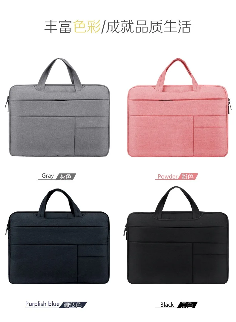 Portable waterproof Soft Laptop Bag For Macbook protect Air Pro Retina 12 13 14 15 13.3 15.4 15.6 inch notebook Sleeve Case