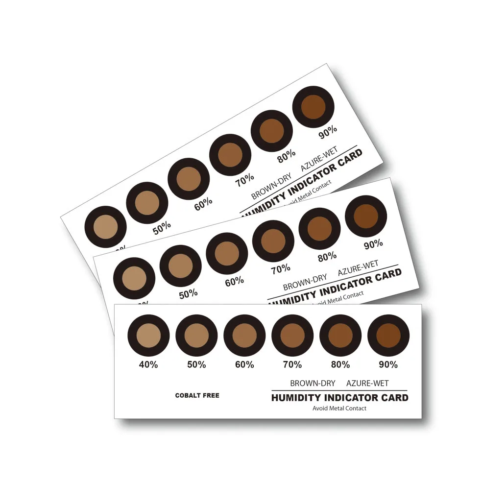 
6dots Eco-friendly PCB Humidity Indicator Card from Brown to Blue 