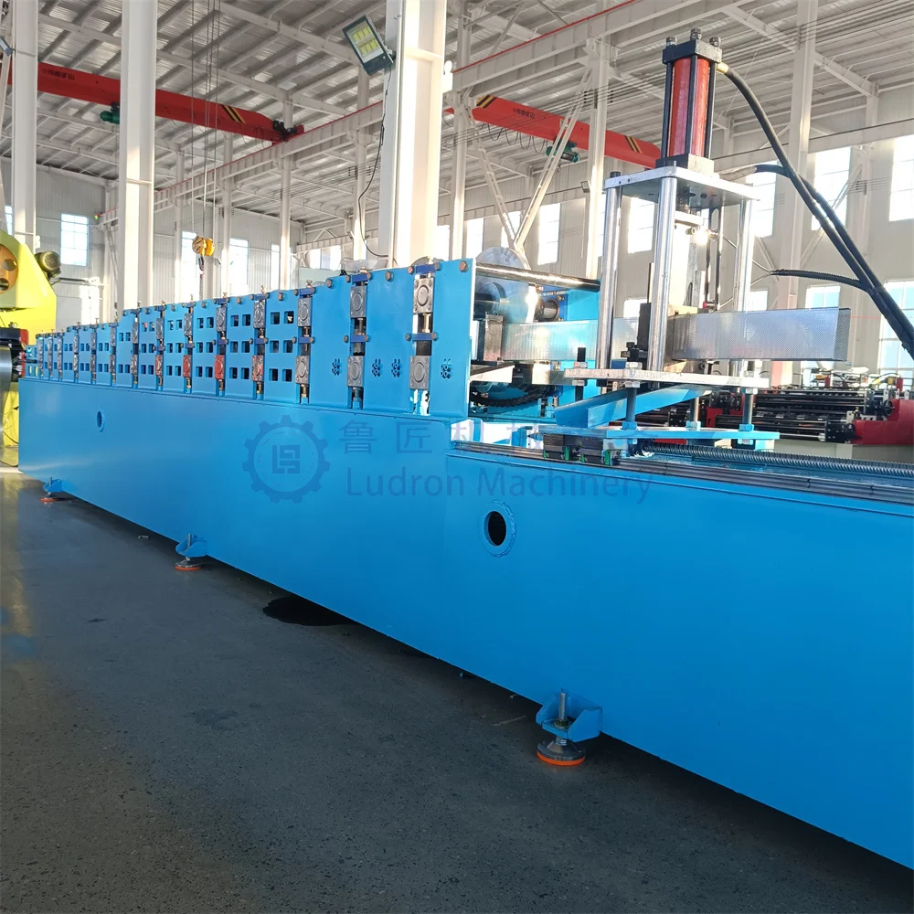 High Speed Steel Frame Structure Cold Rolled Steel Cee Zee Purlin Roll Forming Machine