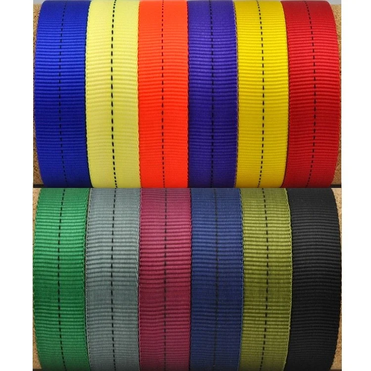 Professional China manufactory direct sale 50mm polyester durable harness webbing belt