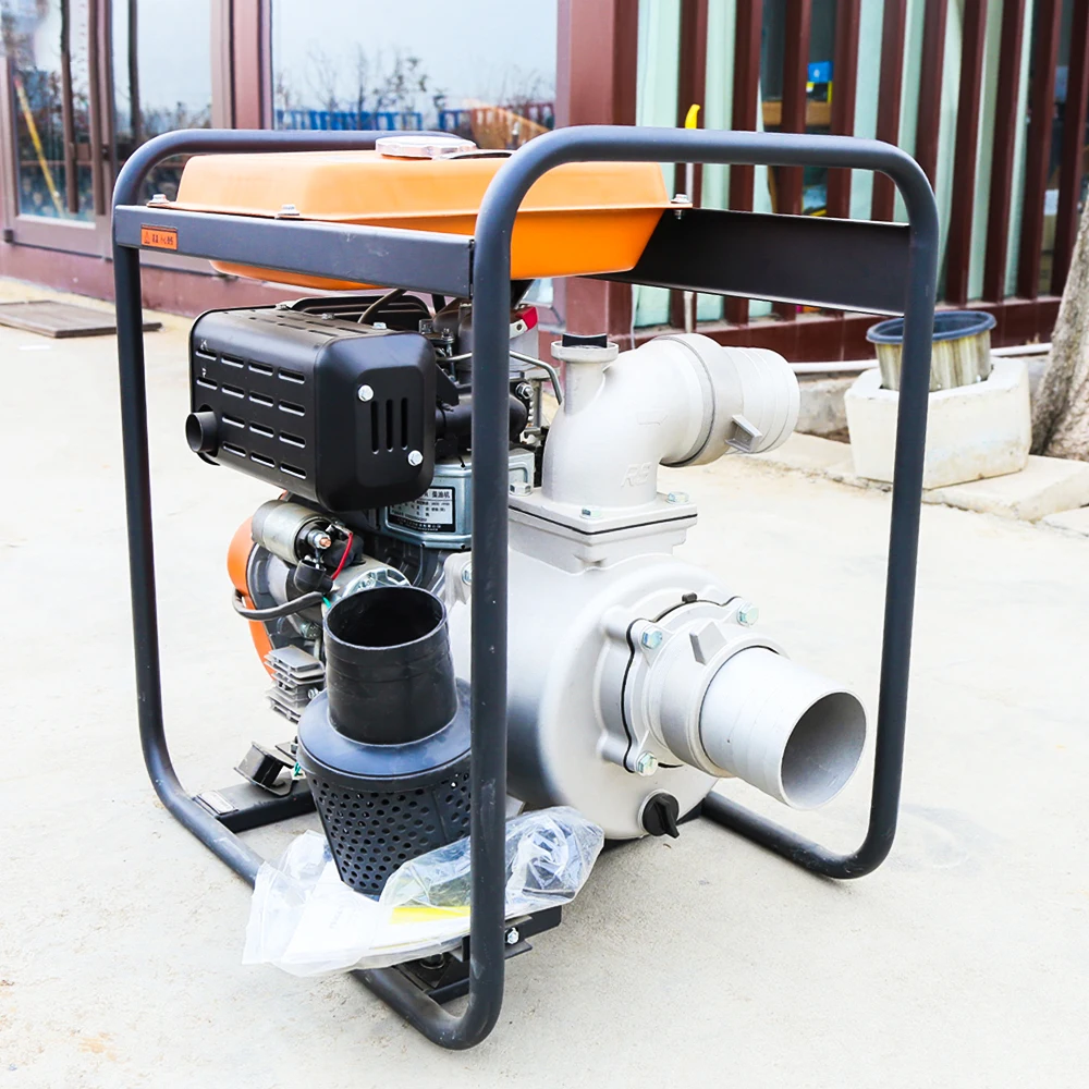 Portable High Pressure 3 Inch Diesel Water Pump Machine For Agriculture