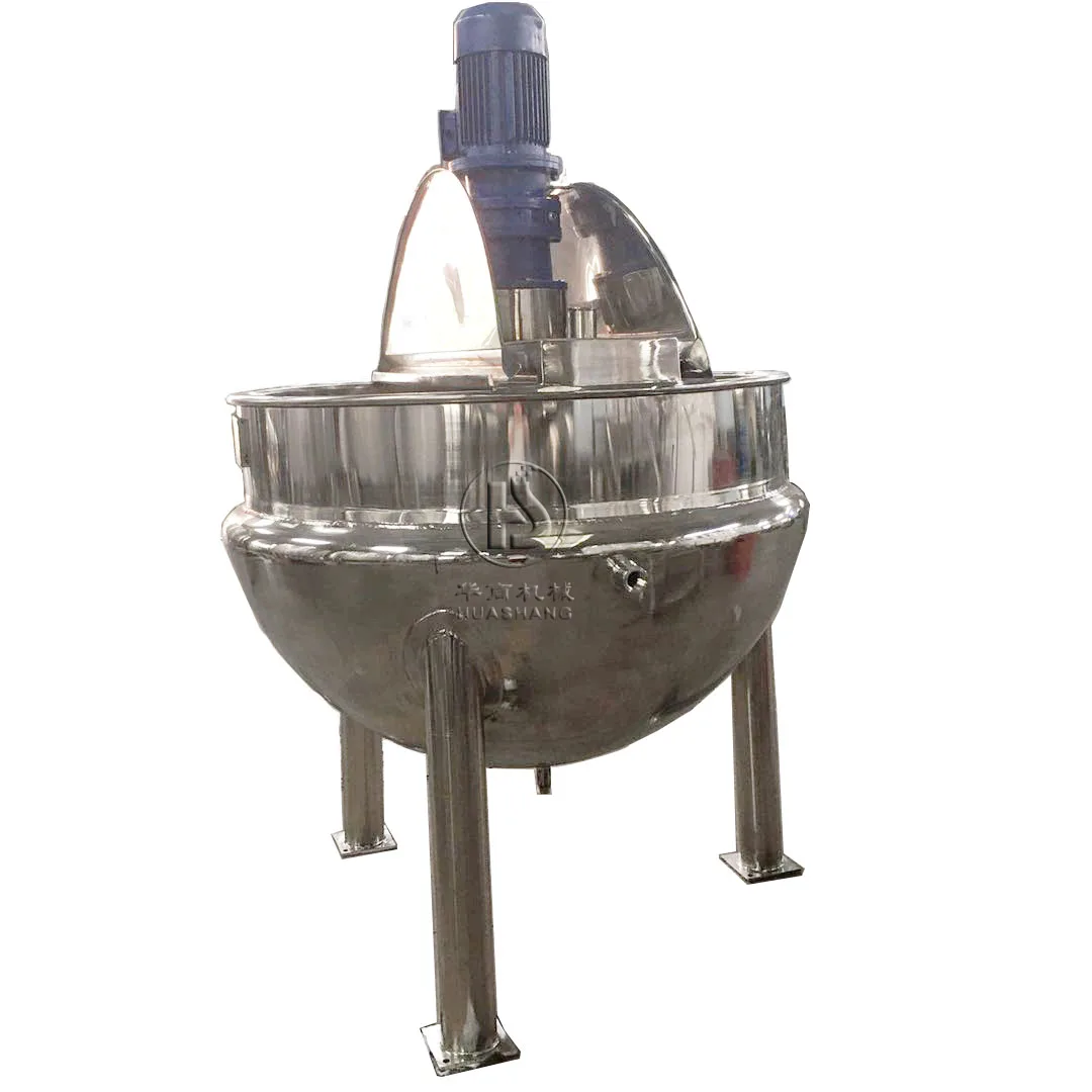 300 L Electrical Boiling Pan Cooking Kettle Tomato Paste Jacketed Kettle Food Processing Machinery Double Jacketed Kettle