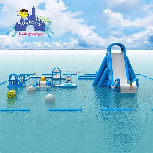 Lilytoys outdoor children water park games commercial water playing game set
