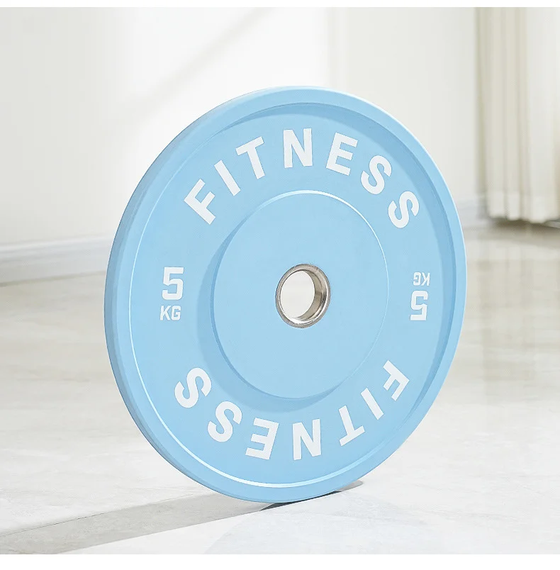 Wholesale Custom Competition Rubber Bumper Plates Set Weightlifting Calibrated Color Barbell Weight Plate