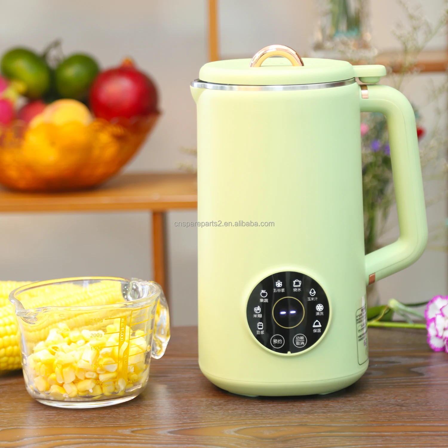 YUEKON Customization Soybean Milk Machines 8 In 1 Multifunctional Hot Soup Maker Mini Heating Blender
