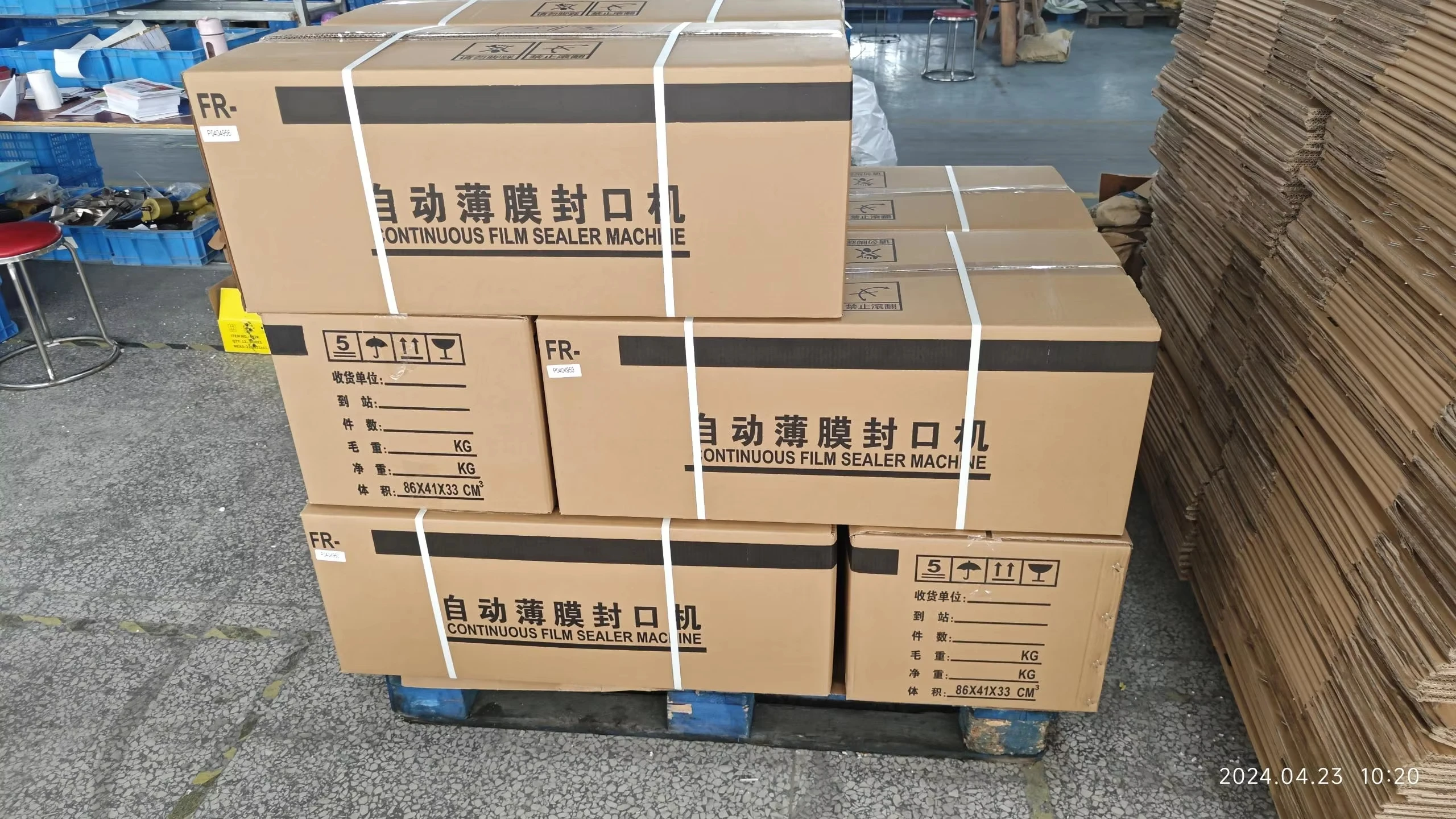FR-900 Factory Direct Sales Continuous Sealing Machine Plastic Bags Heat Sealer Horizontal Band Sealer