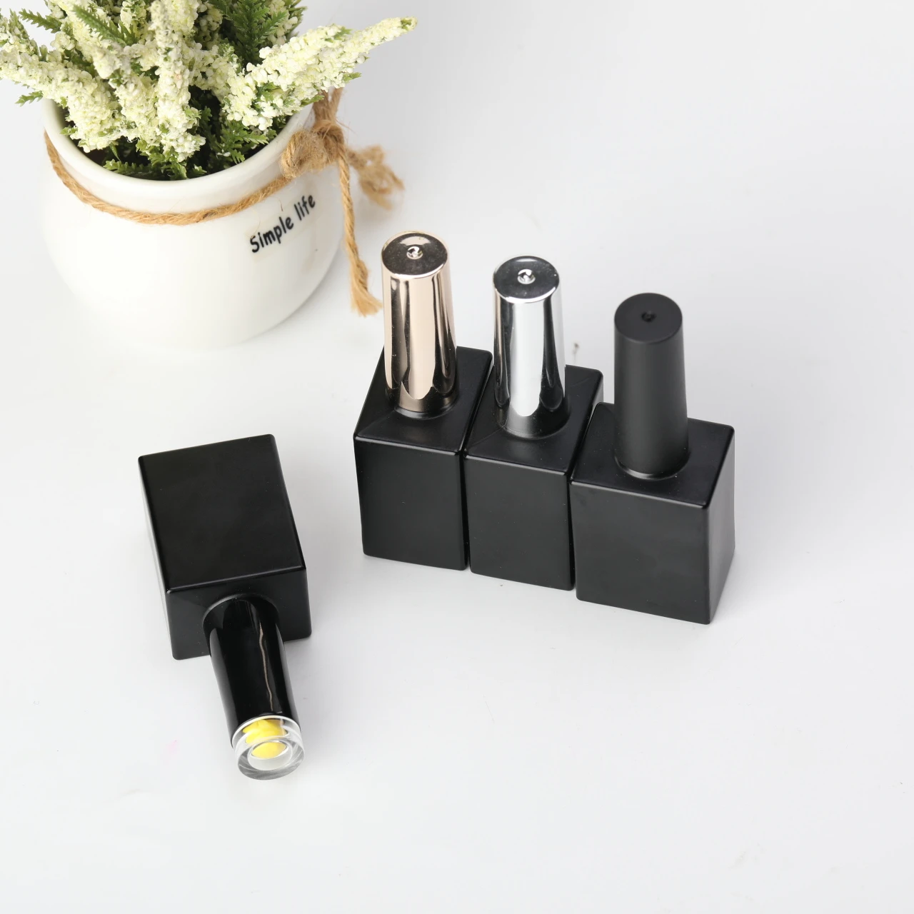 gel polish and nail polish empty bottles 15ml