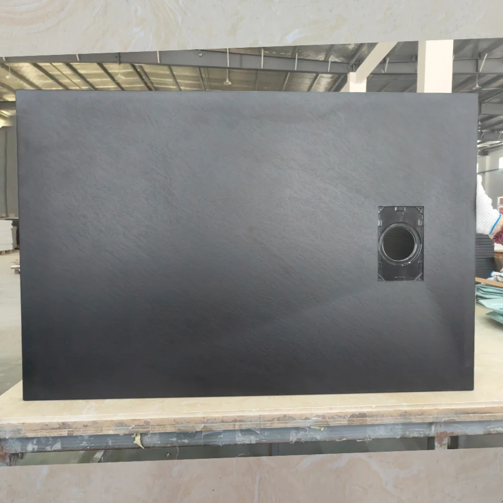 Oversimplification Bathroom High Base Acrylic Cheap Shower Tray Waterproof Stainless Steel Artificial Stone Shower Base Pan Cupc