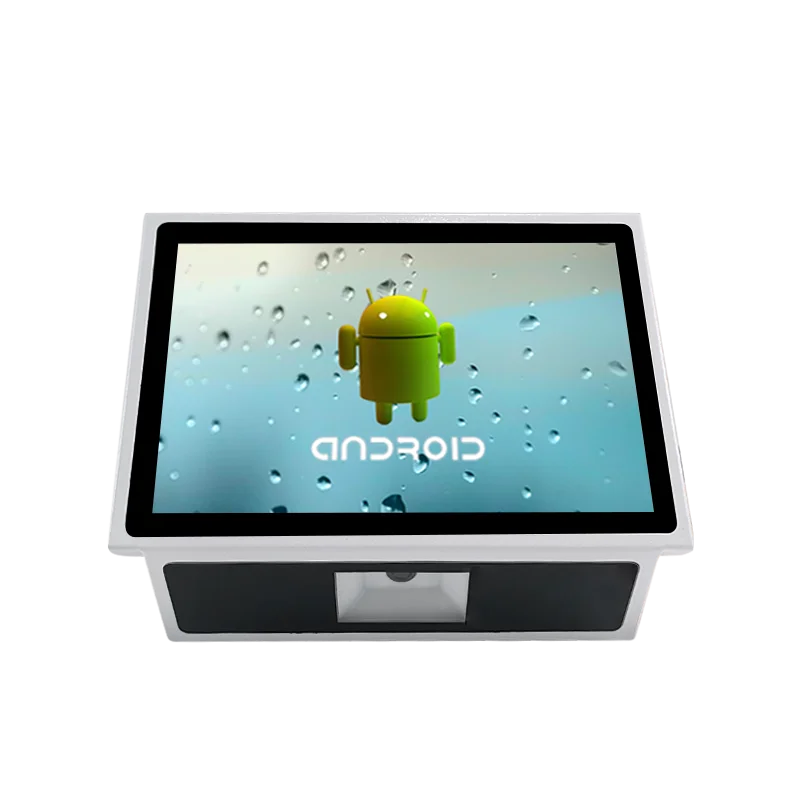 Android POS терминал с двумя экранами Pos машина кассовый аппарат все в одном Pos система для супермаркета