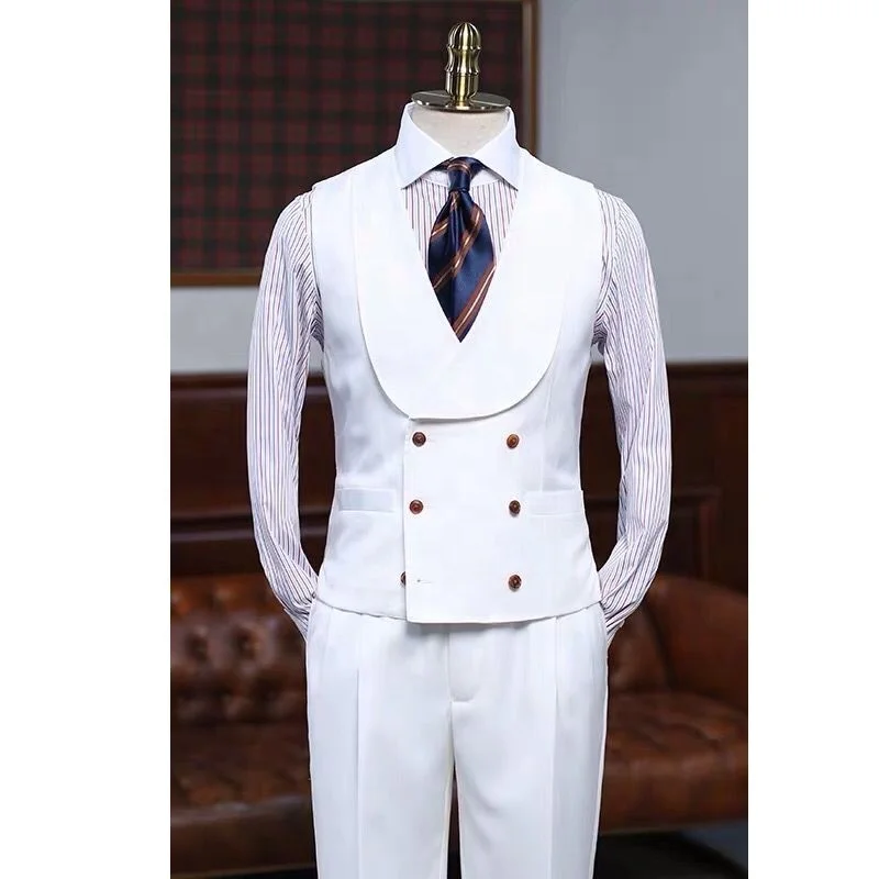 MTM сделанный для того чтобы измерить Подгонянный вручную не минимальный Фабричный-сразу изготовленный на заказ дизайн 3 шт жилет пальто брюки мужской костюм