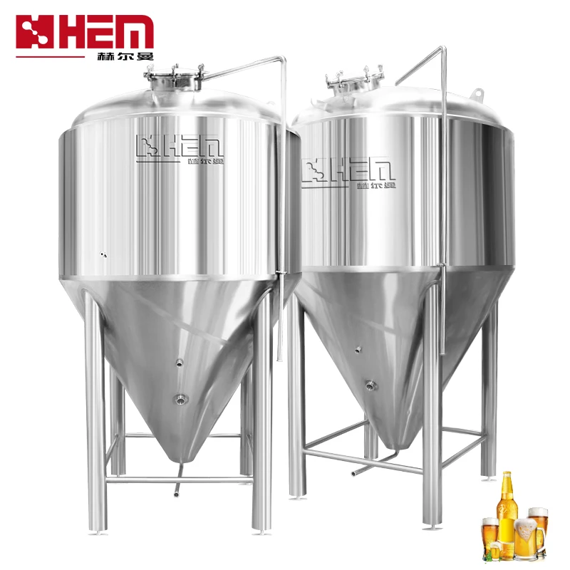 5000 liter cooling jacketed conical fermenter 5000l beer fermenting equipment fermentation tank