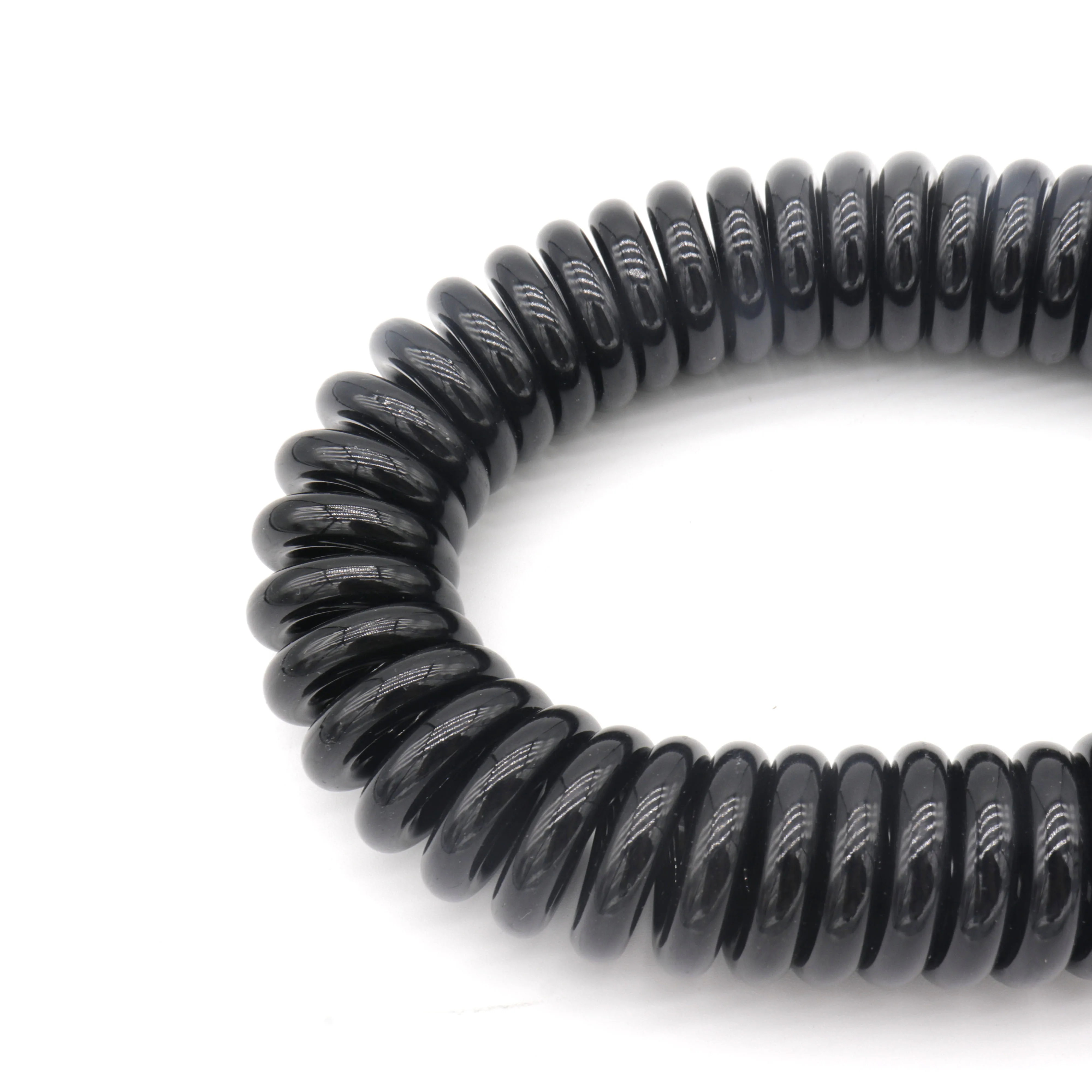 Car Video 4Pin Aviation Extension Lead Coil Spiral Cable for CCTV Rearview Camera Truck Trailer Camper