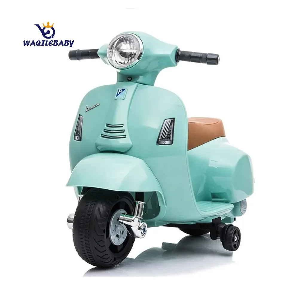 kids ride on electric cars toy for wholesale new model mini vespa GTS 6V baby ride on motorcycle