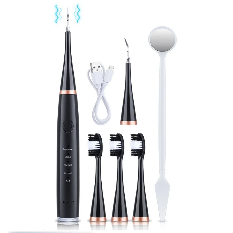 Oral Care Appliances Portable Smart USB Rechargeable   Tartar Remover Teeth Cleaner  Ultrasonic Dental Scaler Electric Tooth