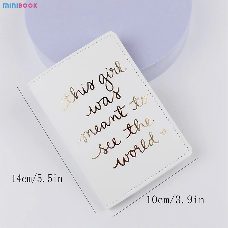 Minibook Oem Custom Brand Travel Passport Cover Holder And Luggage Tag Set In Gift Box Organizer Wallet