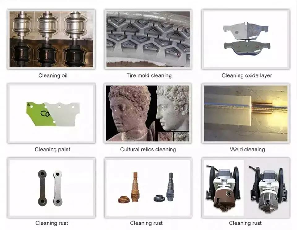 Canton Fair Promotion MINI Handheld  Fiber Laser Cleaning Laser Rust Removal Machine for Boat