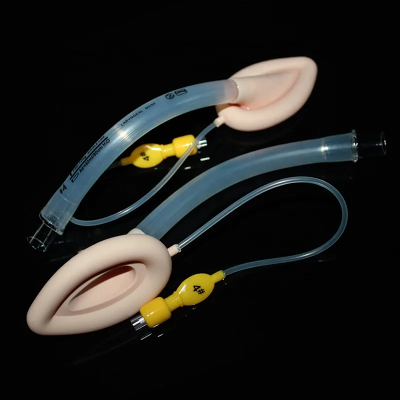 OEM ODM reusable silicone laryngeal mask medical grade silicone rubber laryngeal mask airway for operation