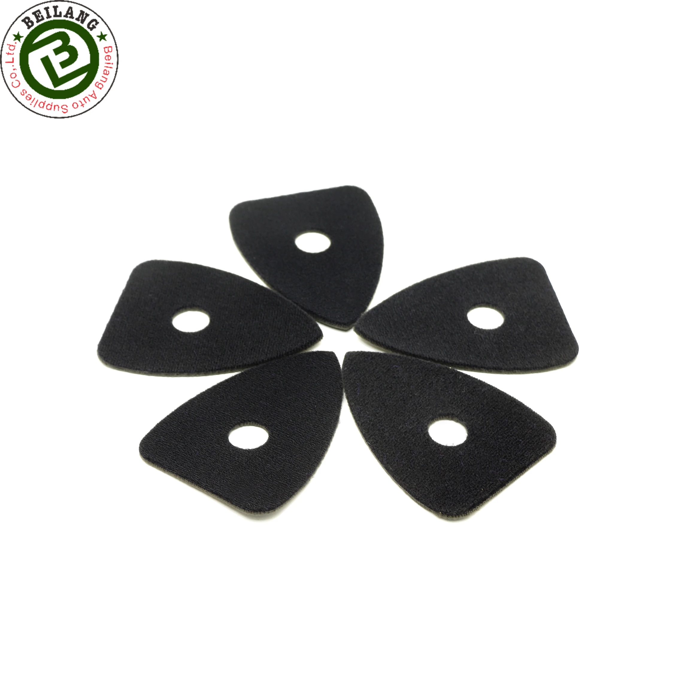 Non-Abrasive Cleaning Pad Microfiber Window Cleaning Pad Hook and Loop Sticky Clean Pad