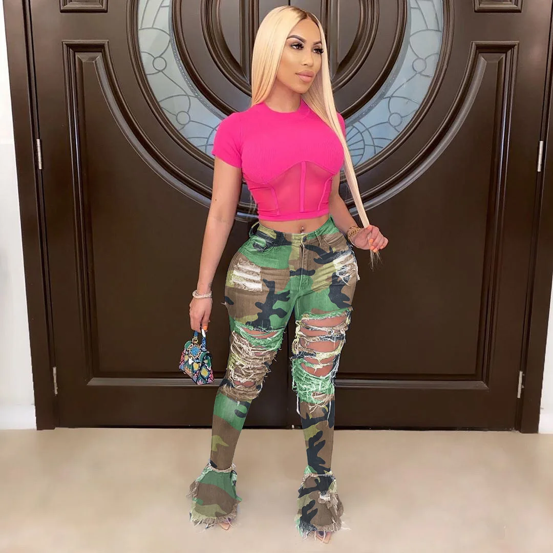 Женские джинсы LO-20 большого размера, женские джинсы стрейч, женские брюки и джинсы большого размера