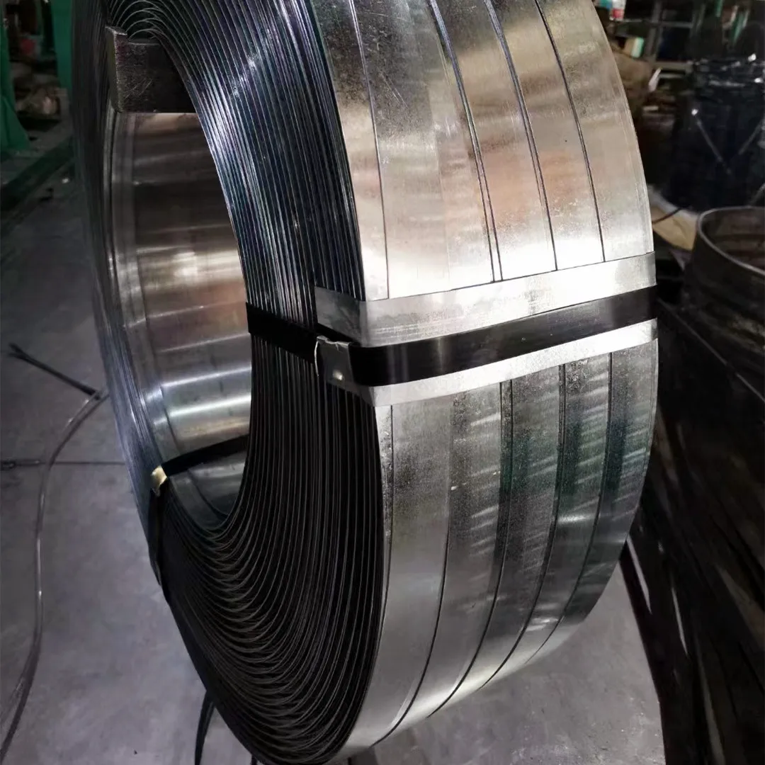 zinc coated steel strip for packing galvanized steel strapping  bright packing belt jumbo