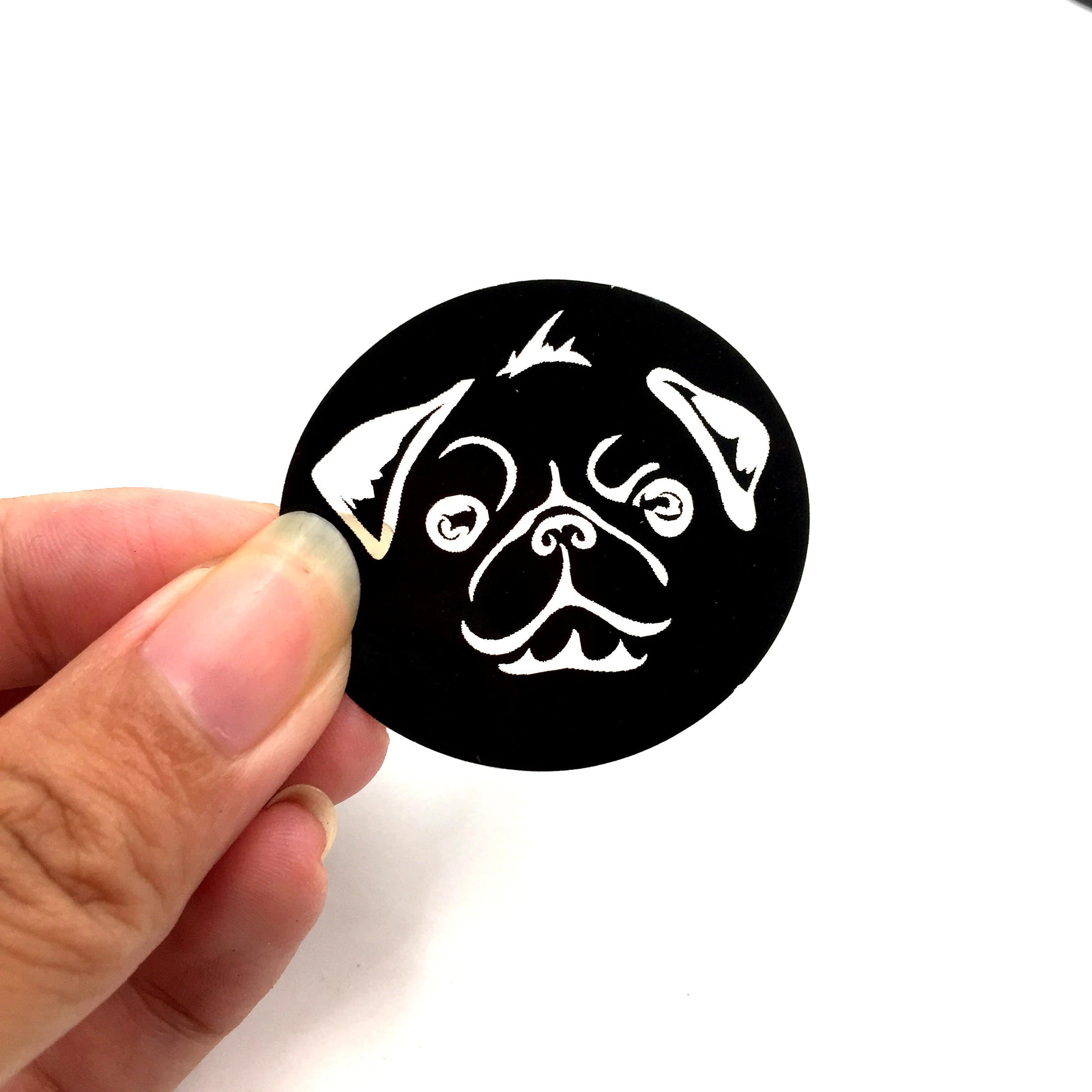 Custom Easy Peel Off Removable Transparent Vinyl Static Cling Window Sticker