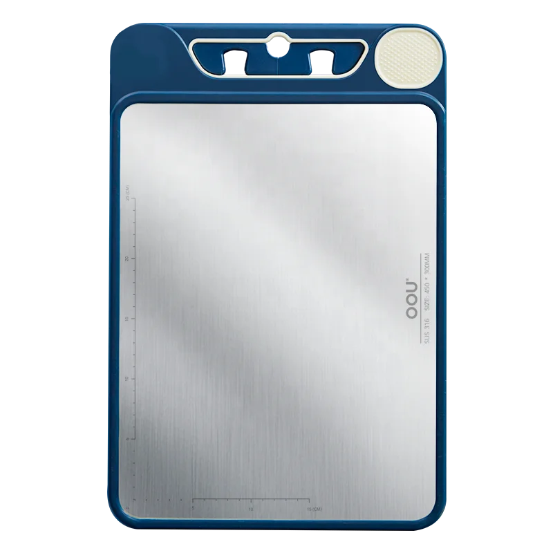 OOU and SUS316 Chopping Cutting Board Multifunctional Anti-bacterial Double-sided PP Plastic Chopping Blocks Kitchenware Square