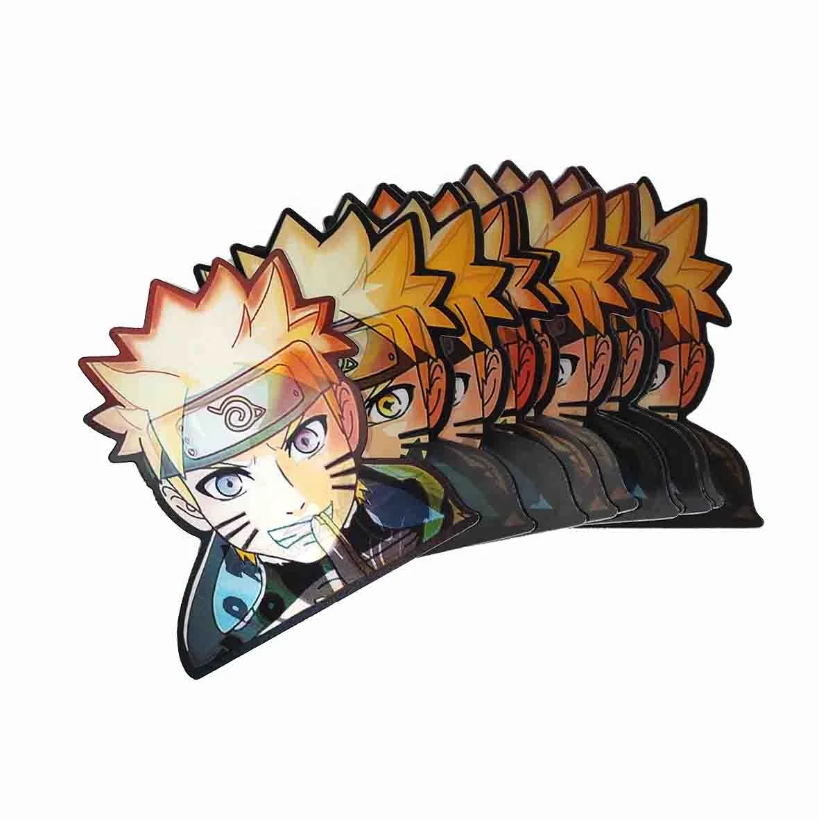 Hot sale Dragon Ball /  Demon Slayer/Attack on Titan 3D cute  Sticker for Car Window 3D Japanese Anime Figure Sticker