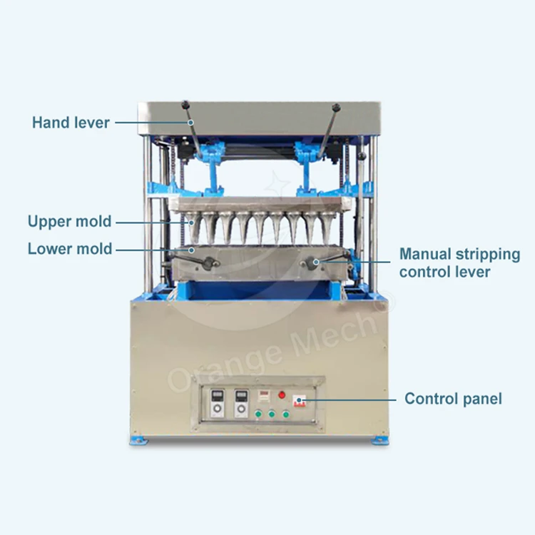 ORME Bread Pizza China Edible Coffee Cup Fully Automatic Mini Ice Cream Sugar Cone Make Machine Maker