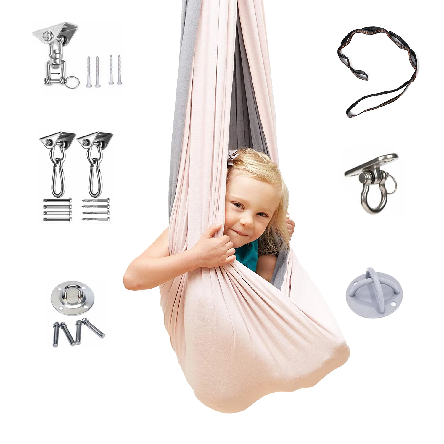 amazon hot High quality adult sensory swing for autism therapy swing