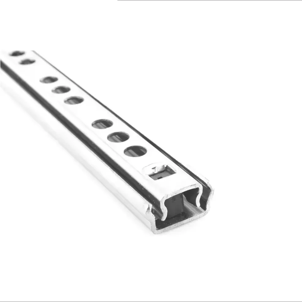 CS1017SX Light load kitchen drawer slide basket 3/4 extension side mounting cold rolled steel ball bearing drawer slide
