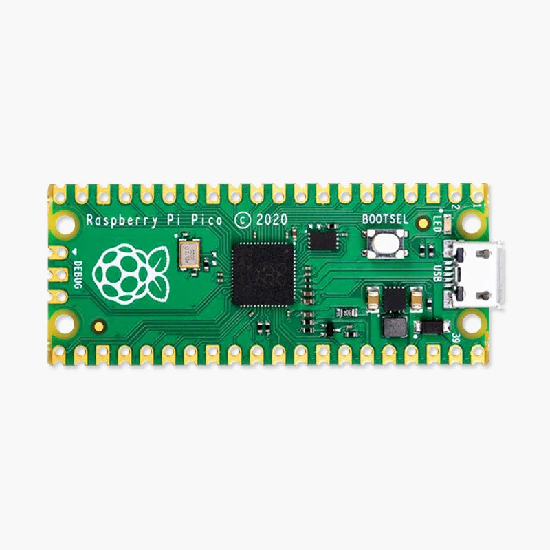 Гибкий мини-контроллер макетная плата Raspberry Pi Pico на основе Raspberry Pi RP2040