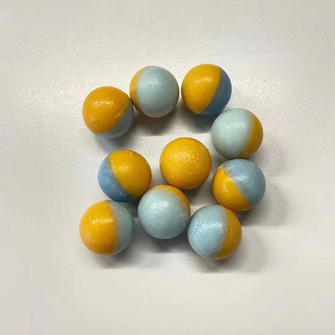 Hot Sale New Gun Shoot Paintball Calcium Bentonite Fill-Powder Pellets 0.68 Colorful Powder Ball