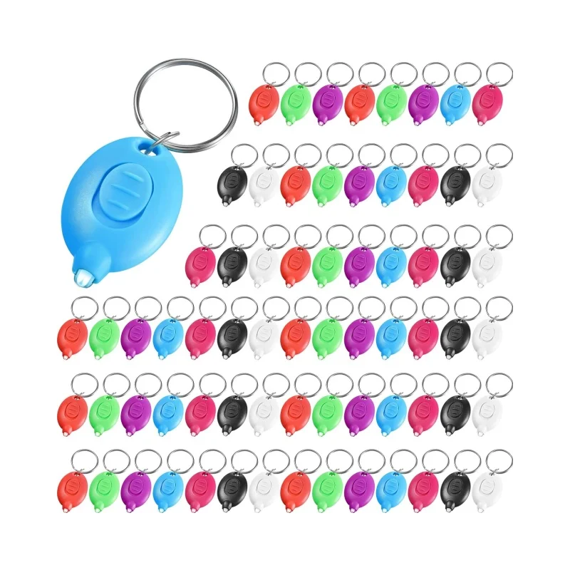 Custom Logo Mini Keychain LED Flashlight Mini Keychain Flashlight Badge Lights