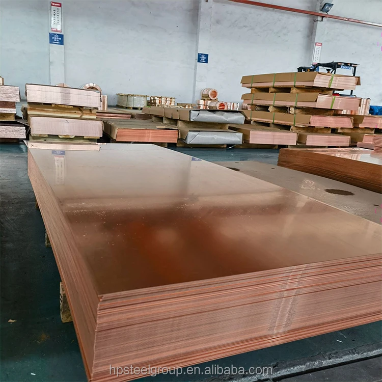 Copper Sheet Hot Sale Electrolytic Copper Cathode 99.99% Brass Plate Soft Beryllium Power Transmission and Motor Manufacturing