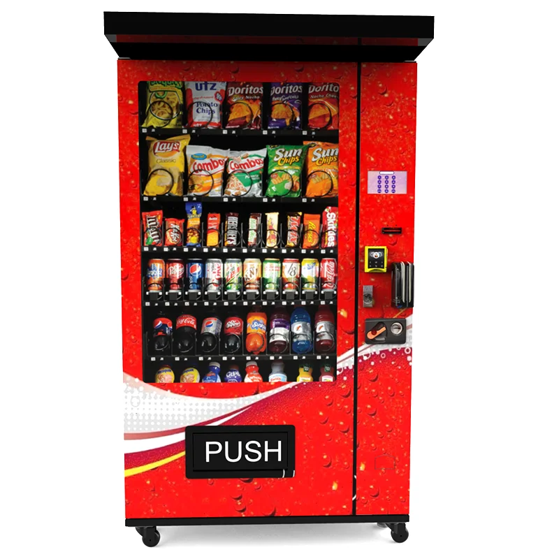 Anti Theft Super Secured Outdoor Beverage Vending Machine Soda Drink Vending Machine
