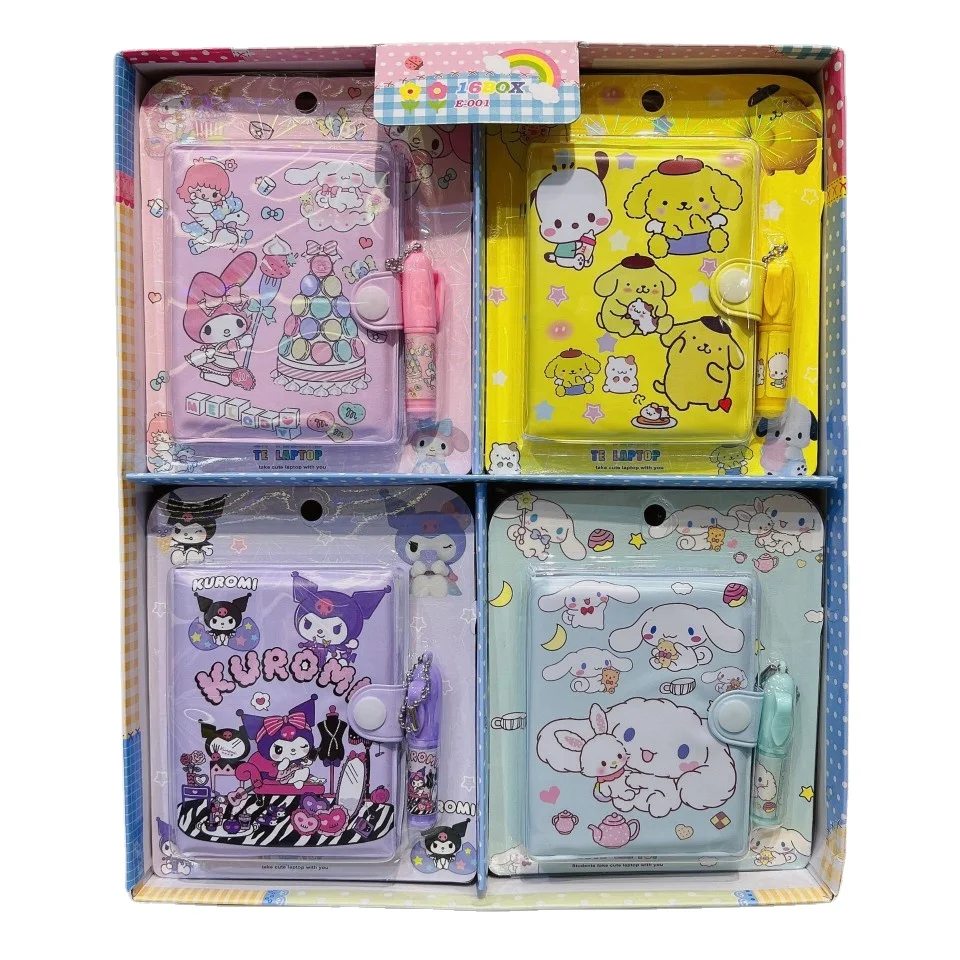 Yubo hot kawaii anime Notebook Set for Primary School promotion gifts MIini Portable Ballpoint Pen Office student Stationery set