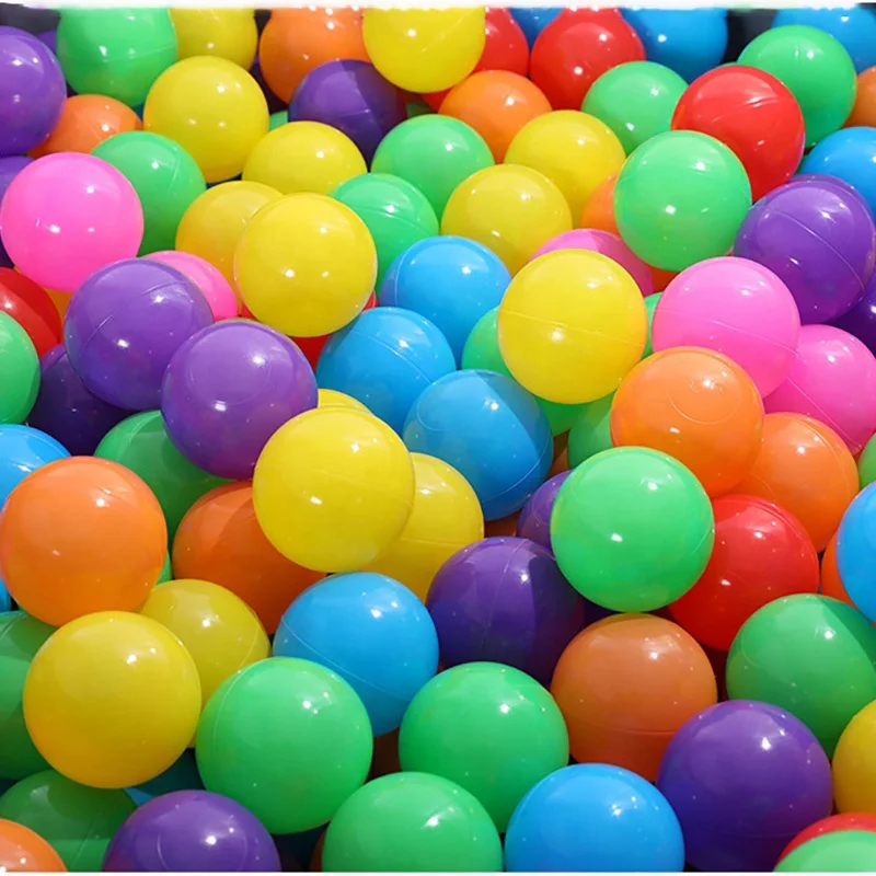 Cheap 50/100/150/200 PCS Eco-Friendly Colorful Ball Pit Soft Plastic Ocean Ball Water Pool Ocean Wave Toy Balls For Children