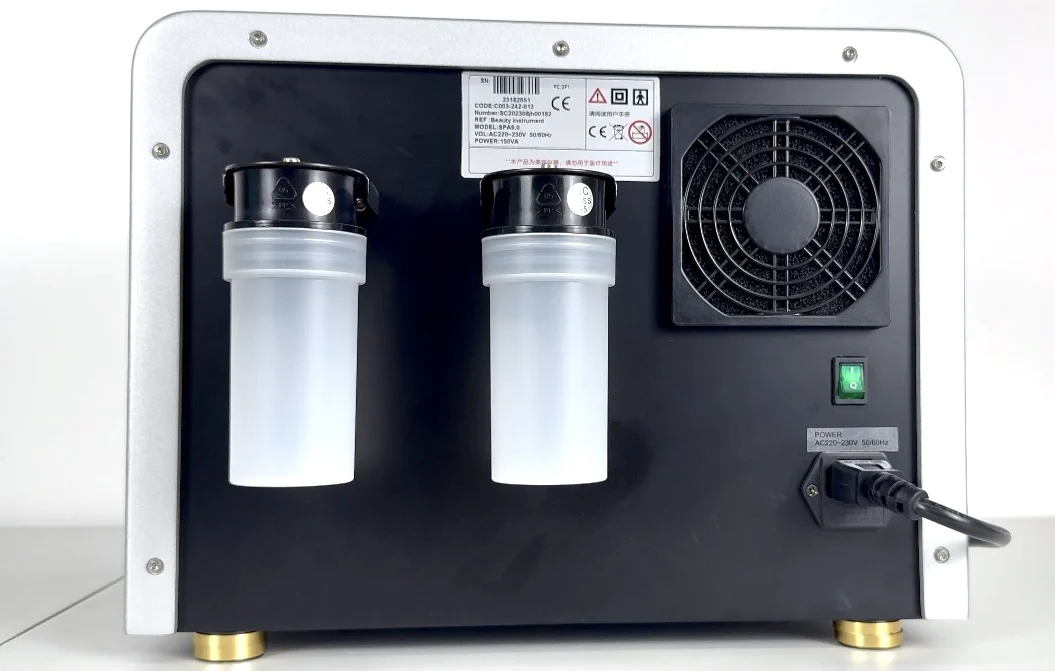 2 в 1 спа-аппарат для лица кислородная струйная очистка воды пилинг дермабразия салон красоты машина