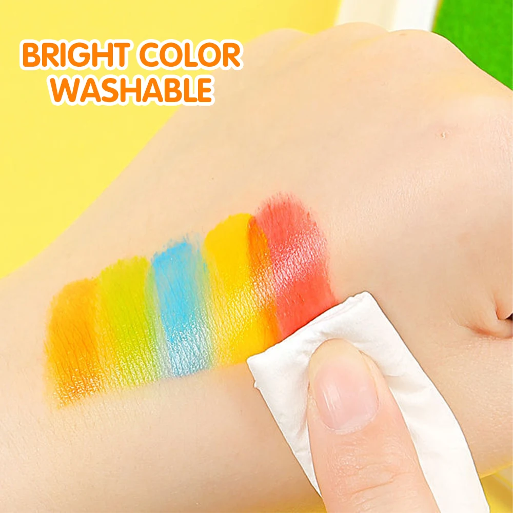 2023 Funny DIY Dot Art 5 Colors Washable Non Toxic Finger Art Painting Kit For Toddlers