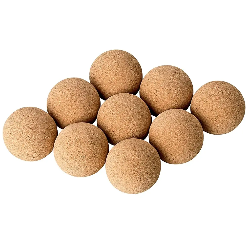 Eco-Friendly 100% Natural Cork Yoga Massage Ball for Fitness Exercising