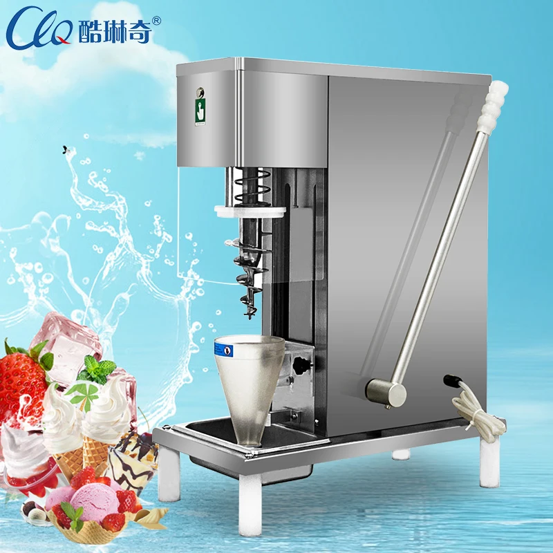 Swirl Drill Ice Cream Machine/Real Fruit Blender/Frozen Yogurt Real Fruits Blender for Business
